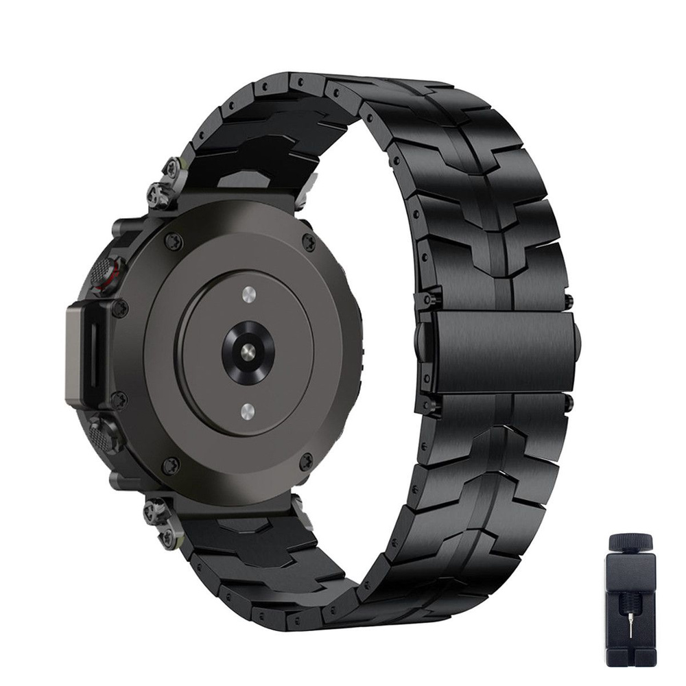 Премиум металлический ремешок для Amazfit T-Rex Ultra, блочный ...
