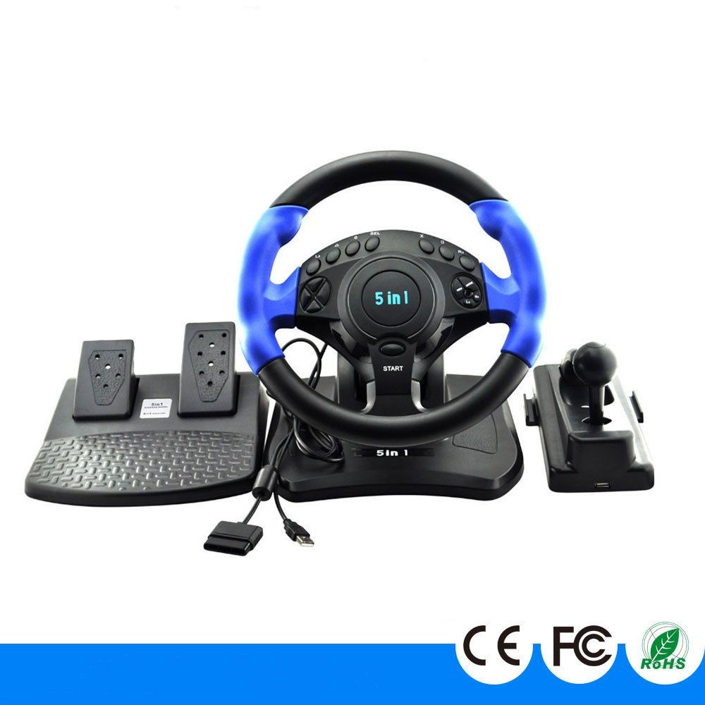 Игровой симулятор руля NS9877 5-в-1 для PC/SWITCH/PS4/XBOX ONE/ANDROID ...