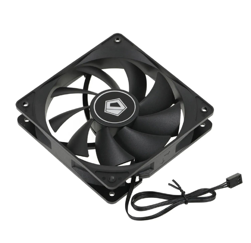 Вентилятор ID-Cooling 120 мм 21 дБ, 3-pin FL-12025K черный - купить ...