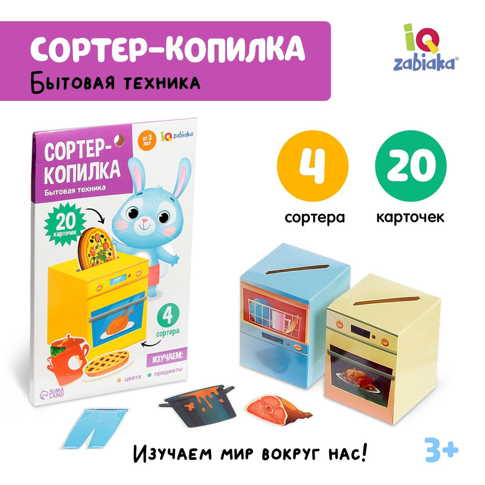 Сортер копилка IQ-ZABIAKA 