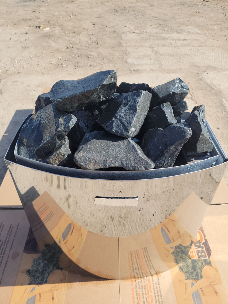 bazalt.site Камни для бани Габбро-диабаз, 20 кг #1