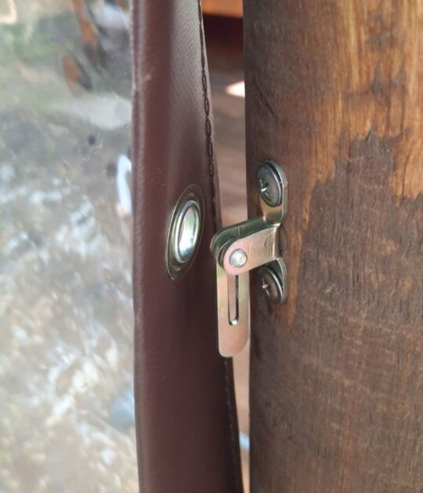 Скоба универсальная для мягких окон под люверс 12 мм, 15 шт с люверсами ...