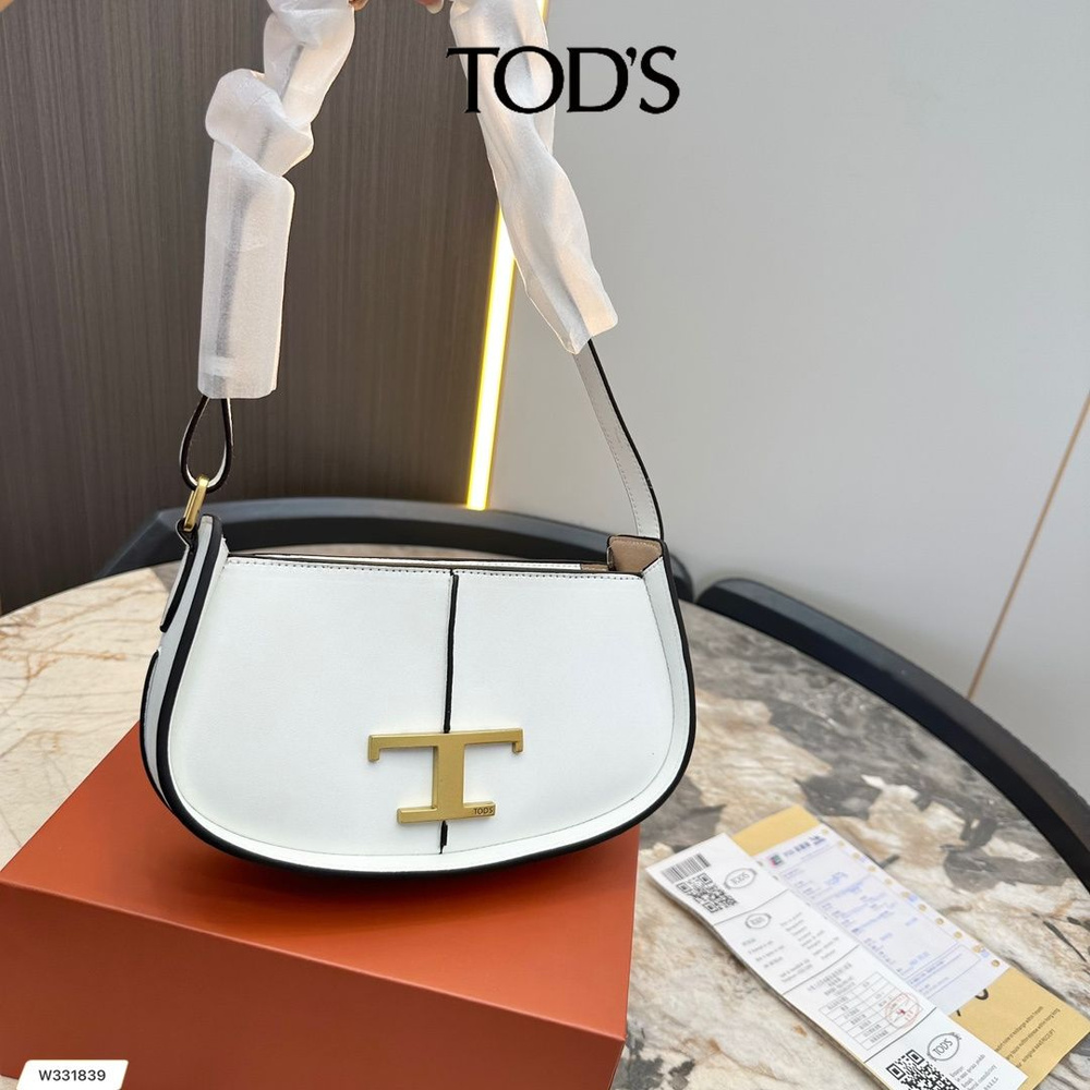 Сумка кондуктора полумесяц Tod’s - купить с доставкой по выгодным ценам ...