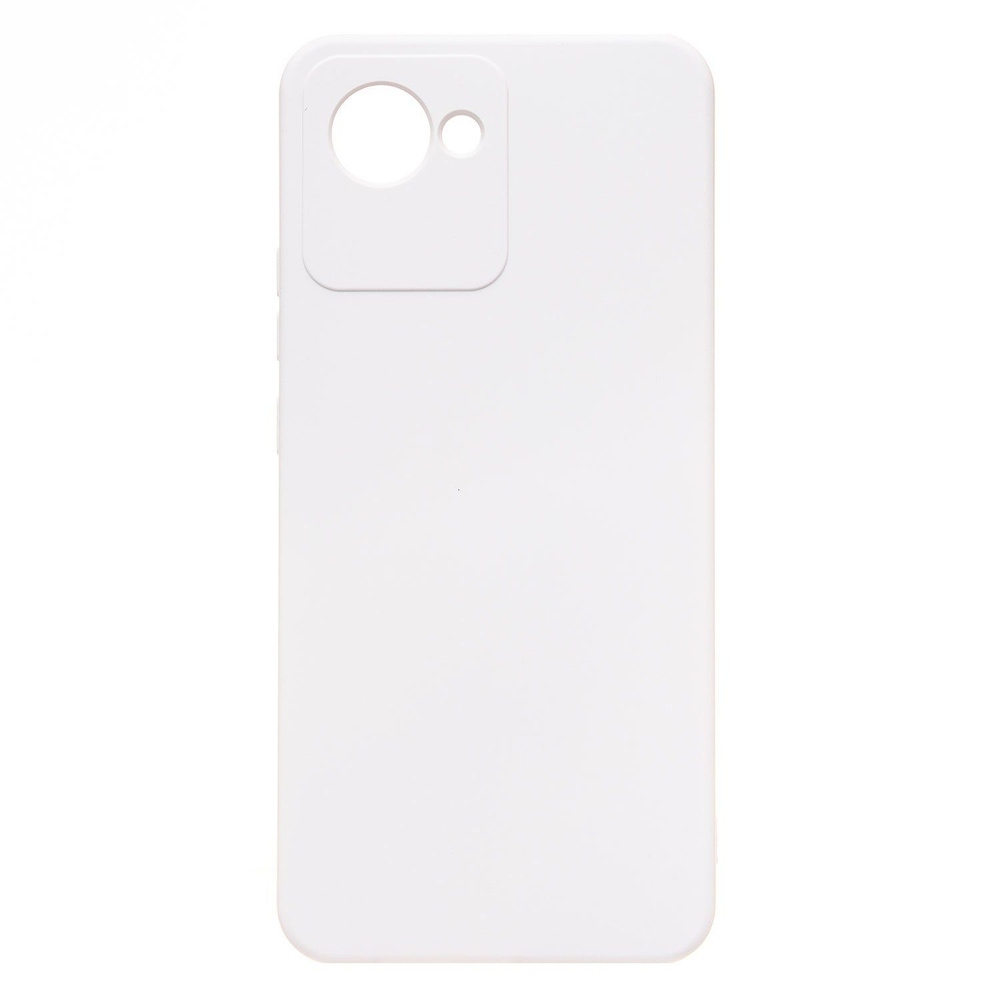 Чехол для Realme C30 (RMX3581), Narzo 50i Prime (RMX3506) силиконовый Soft Touch 4 <белый> #1