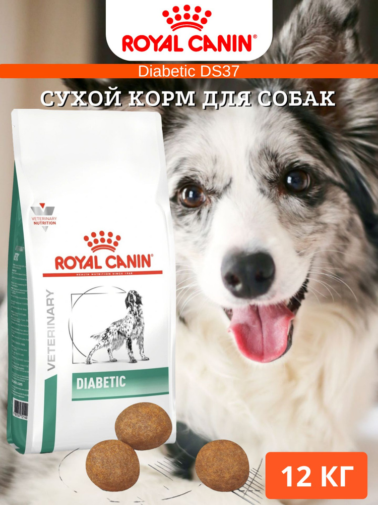Сухой корм ROYAL CANIN DIABETIC для взрослых собак при сахарном диабете ...