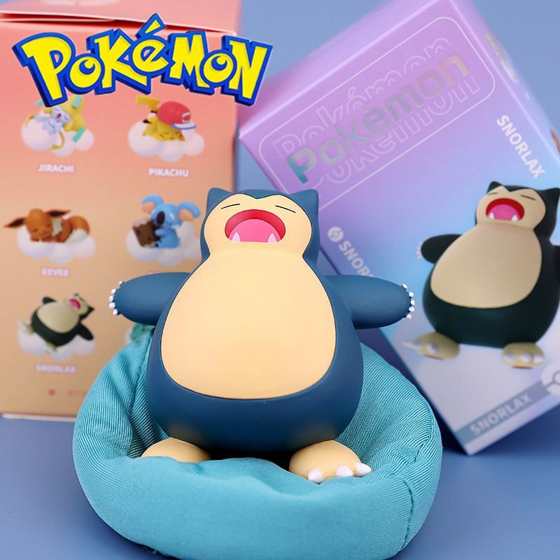 Игрушки "Action Figure" Snorlax Pikachu, Sleepy Bulbasaur, Pokemon Eevee, Komala и Jirachi. #1