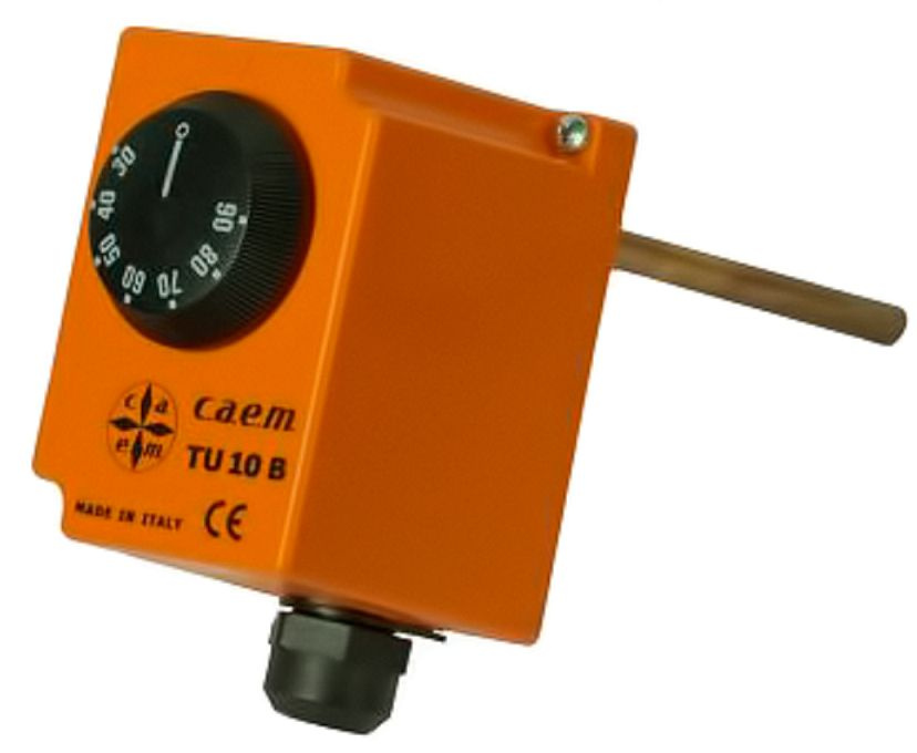 Погружной термостат CAEM TU 10 В 0-90 кожух 7x8x100 #1