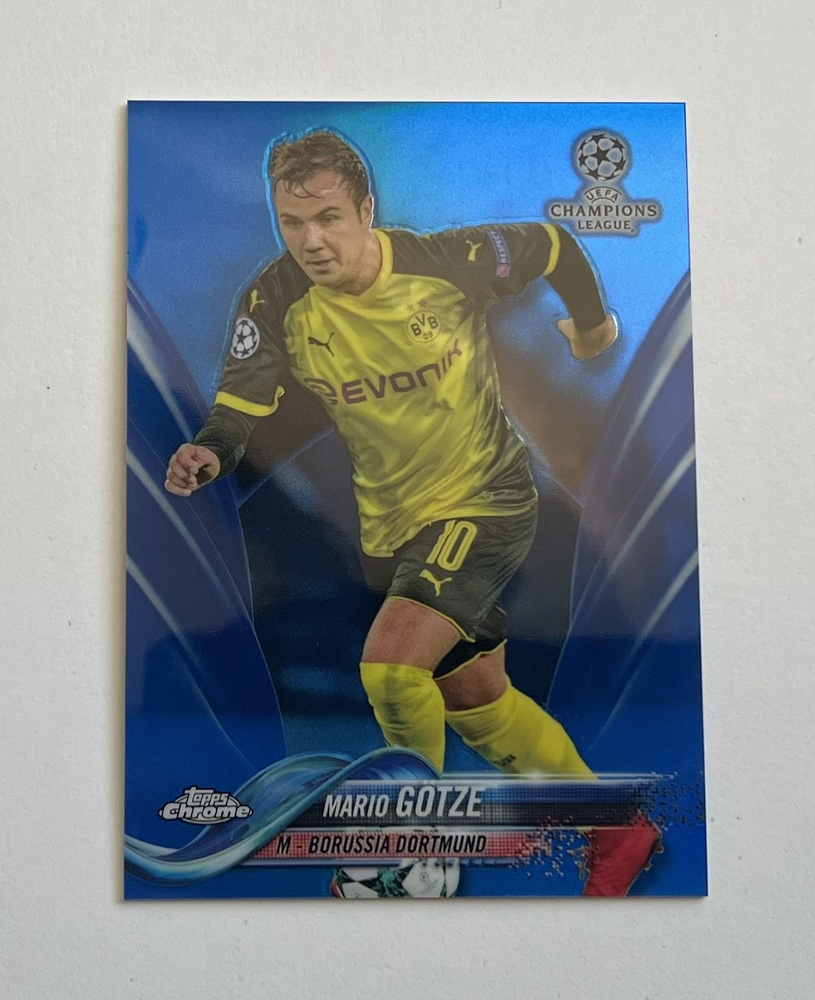 Topps Mario Gotze 2018 Chrome лимитированная серия 138/150 #1