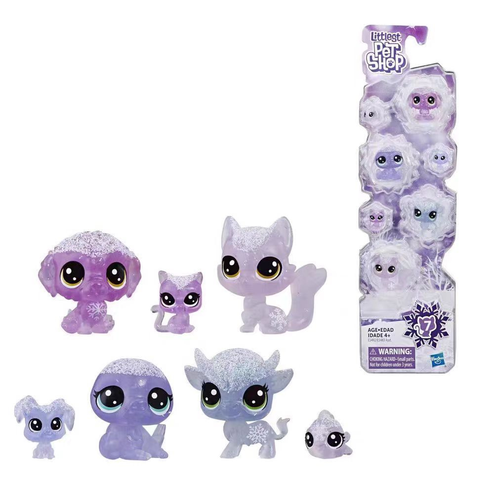 Littlest Pet Shop ,Фигурка "Морозная страна чудес,7 домашних животных  #1