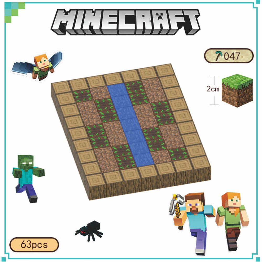 Магнитный Конструктор Майнкрафт набор детали фигурок Игрушка Minecraft My  World ,Комплект из магнитных блоков