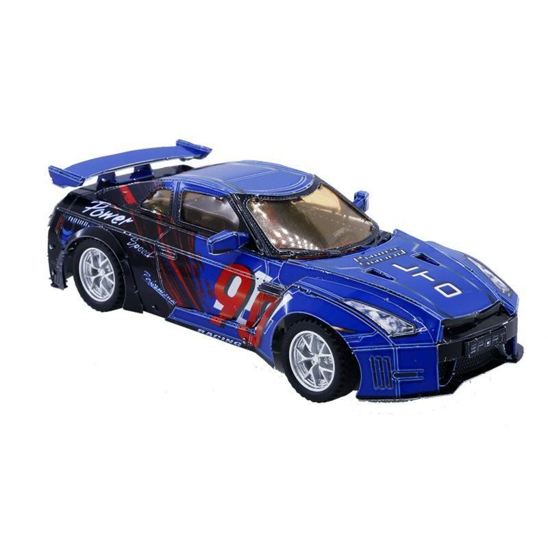 Металлическая сборная модель автомобиля, IRON STAR "Nissan GTR", 1:43 ...