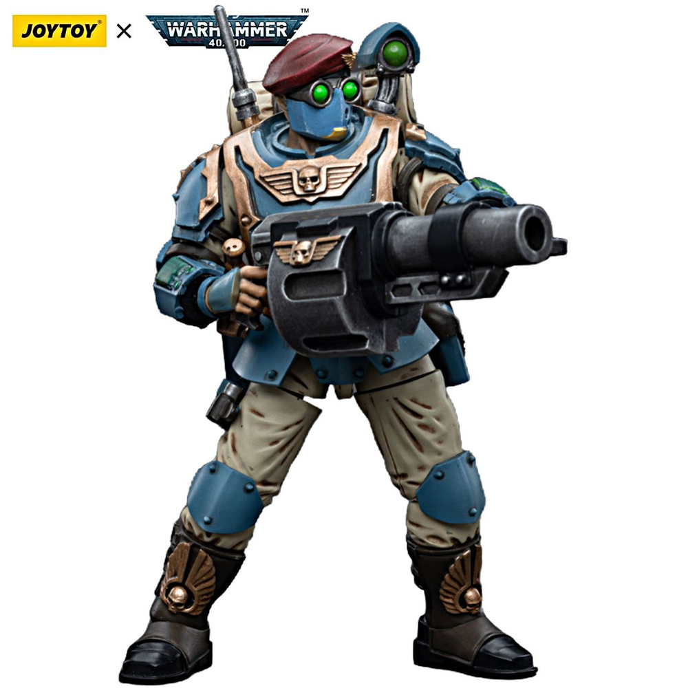 Joytoys Tech – Warhammer 40K Tempestus Scion 55th Kappic Eagle – Figurine 1/18, 10-12,7 Cm, Articulée