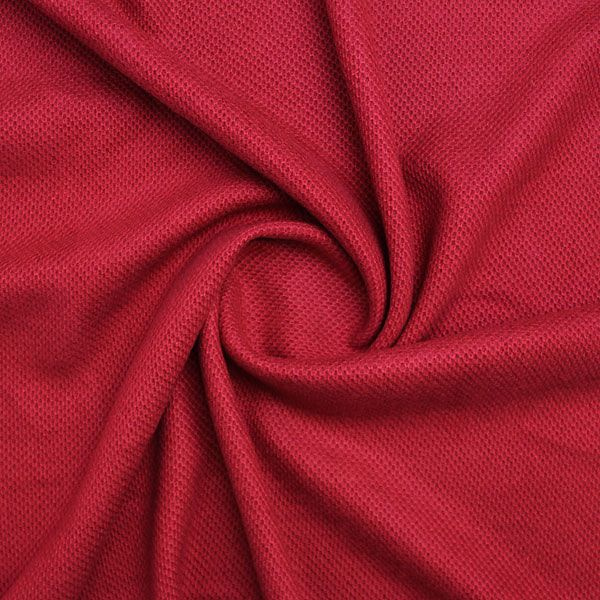 трикотажная ткань пальтовая ярко-бордовая - купить с доставкой по ...