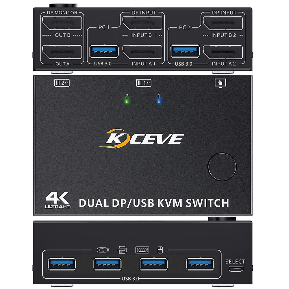 KVM переключатель hdmi, dvi, vga купить в компании MAST