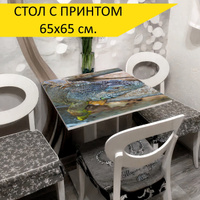 Стол mario 120 carrara cer bk