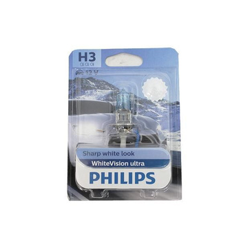 1x Bombilla H1 Philips WhiteVision Ultra +60% 55W 12V P14.5S - 12258WVUB1 -  France-Xenon