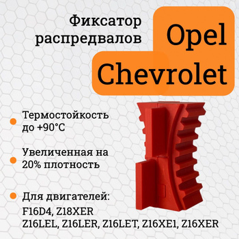 Набор фиксаторов зубчатых колес распредвалов и плунжера натяжителя (OPEL 16V) JTC