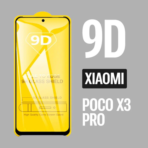 Защитное стекло для POCO X3 PRO (Поко Х3 про) 9D на весь экран - купить ...