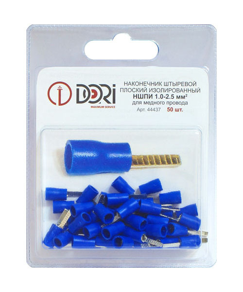 Кабельный наконечник DORI НШПИ 1,0-2,5 мм2, (50шт) - купить с доставкой ...