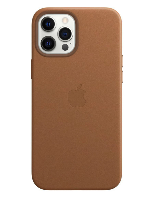 Кожаный чехол MagSafe для iPhone 12 Pro Max , коричневый - купить с ...