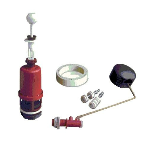 Арматура для бачка универсальная (белый шток, боковой подвод, широк ...