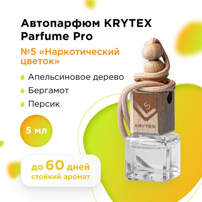 Ароматизатор для автомобиля и дома KRYTEX Parfume Pro №5 - 5 мл ...