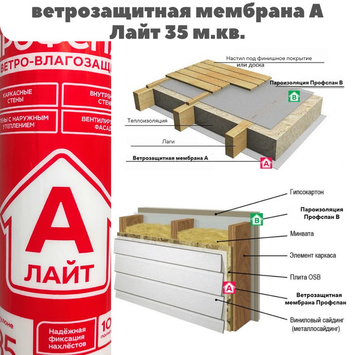 Ветрозащитная пленка для пола