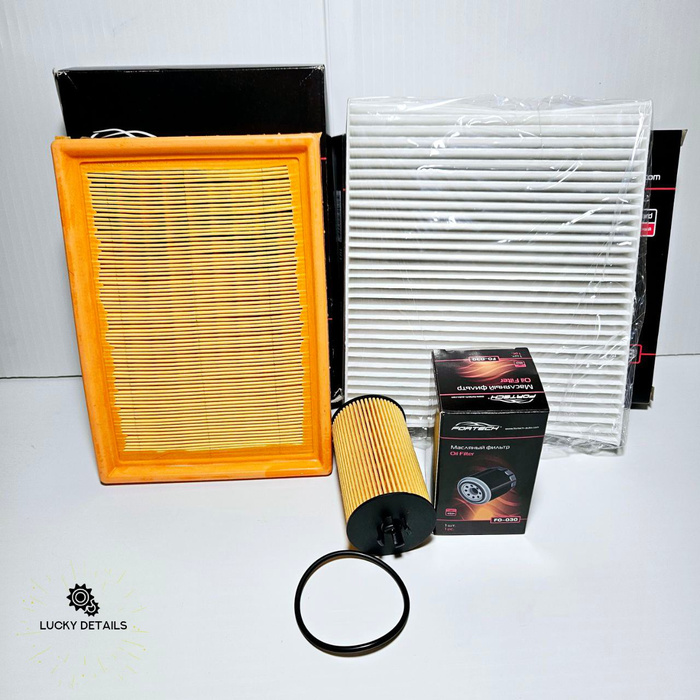 Комплект фильтров для ТО (фильтр масляный+воздушный+салонный) Chevrolet ...