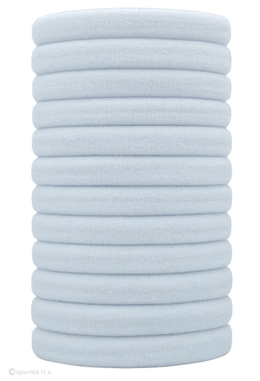 Резинки для волос, Белые 12 шт. - купить с доставкой по выгодным ценам ...