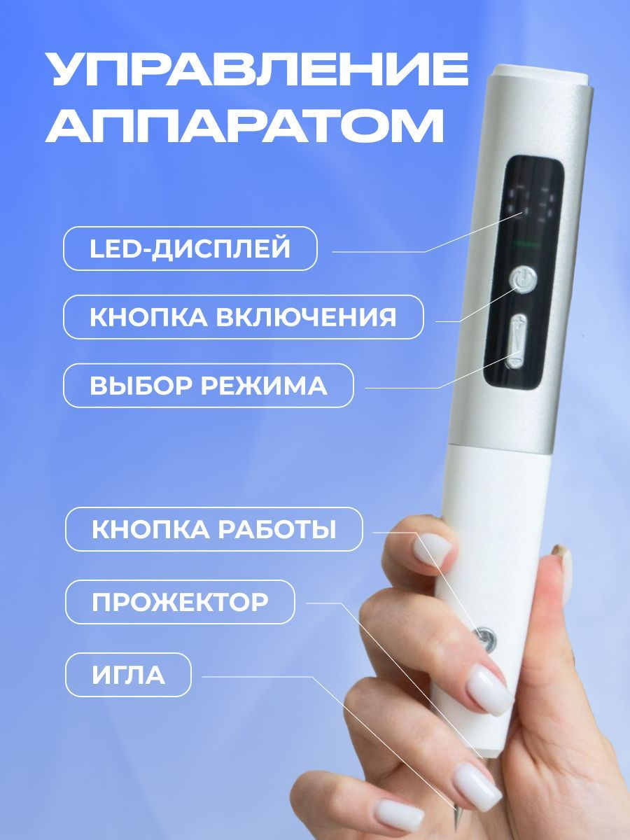 Косметический аппарат от бородавок и папиллом Letteria, Средство для ...