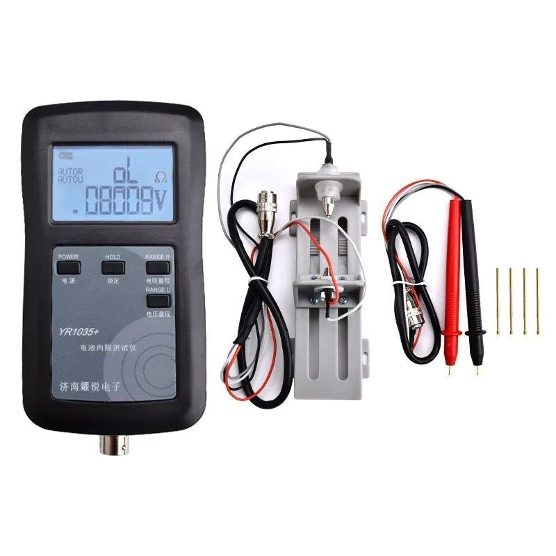 Измеритель внутреннего сопротивления аккумуляторов со щупами,YR1035 ...