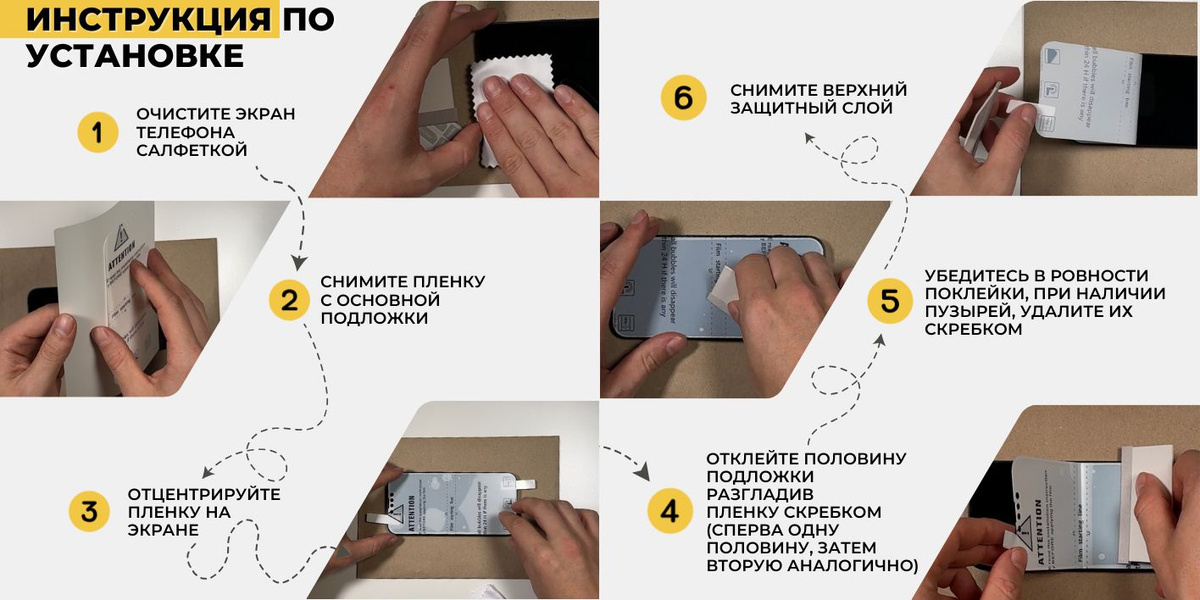 Инструкция по оклейке телефона бронепленкой