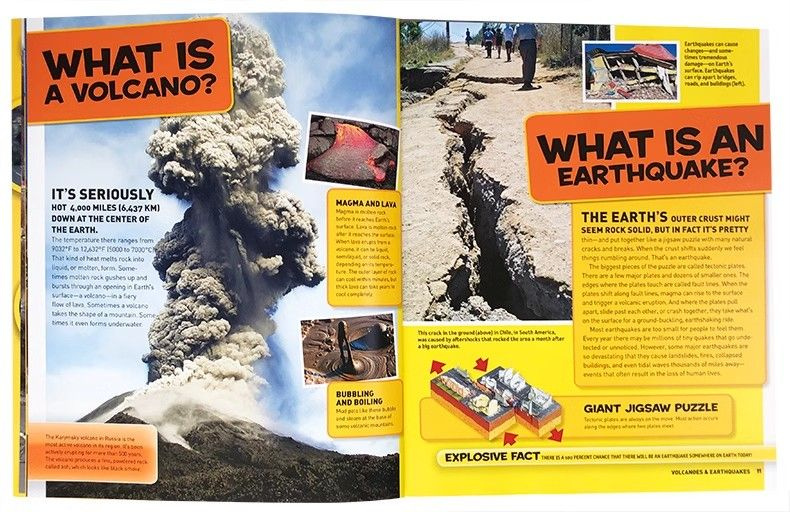 Milumilu National Geographic Kids Everything Volcanoes And Earthquakes ...