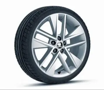 Заглушка диска/Колпачок ступицы литого диска Шкода / Skoda 56/52мм цвет черный ,хром, черный, фото 6