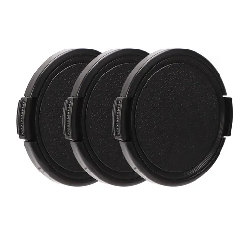 Защитные крышки объектива 3 шт с защелкой для диаметра 55 мм, передняя крышка для фотоаппарата и кам