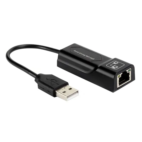 USB-адаптер Ethernet, USB 2.0 на RJ45, 100 Мбит/с, для ноутбука, ПК, MacBook, высокоскоростной прово