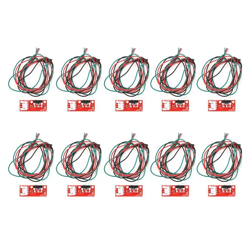 Микровыключатели безопасности, 10 шт, пластиковые, 1NO+1NC, с проводом, для электроники и автоматики