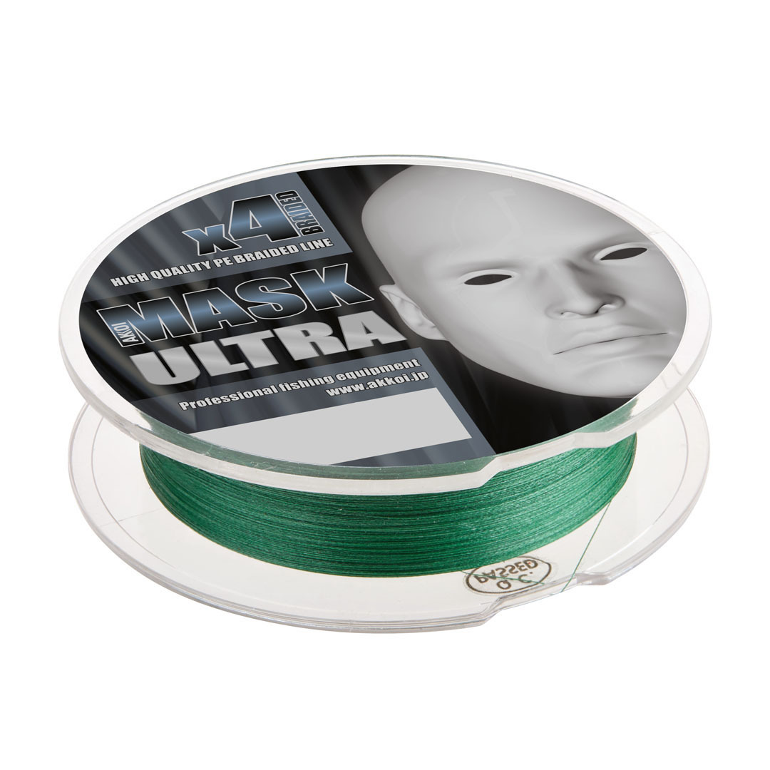 Леска плетёная AKKOI MASK ULTRA X4-110 (green) d0,06mm