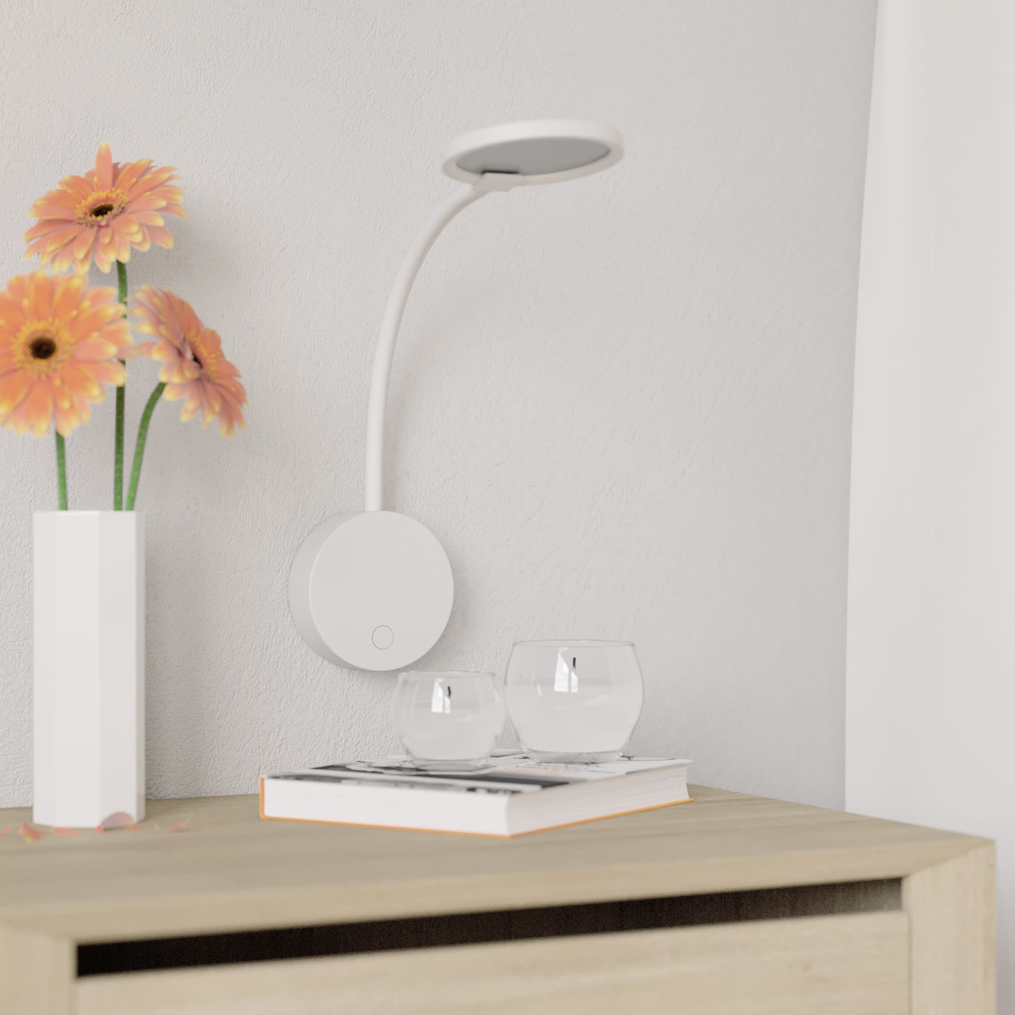 Бра Inspire Настенный светильник светодиодный Starla, теплый белый свет ...