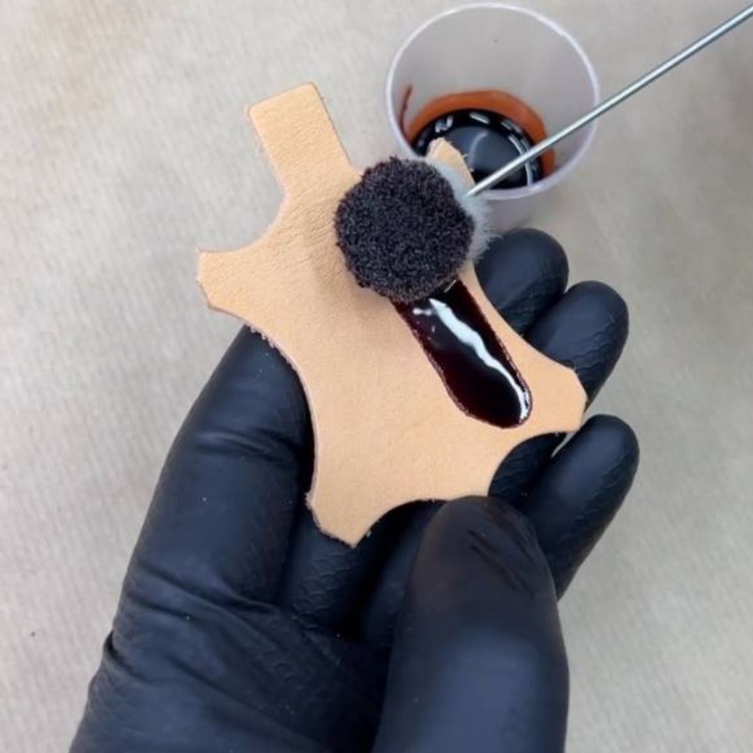 Краска для кожи проникающая масляная растительного дубления, анилиновая ...