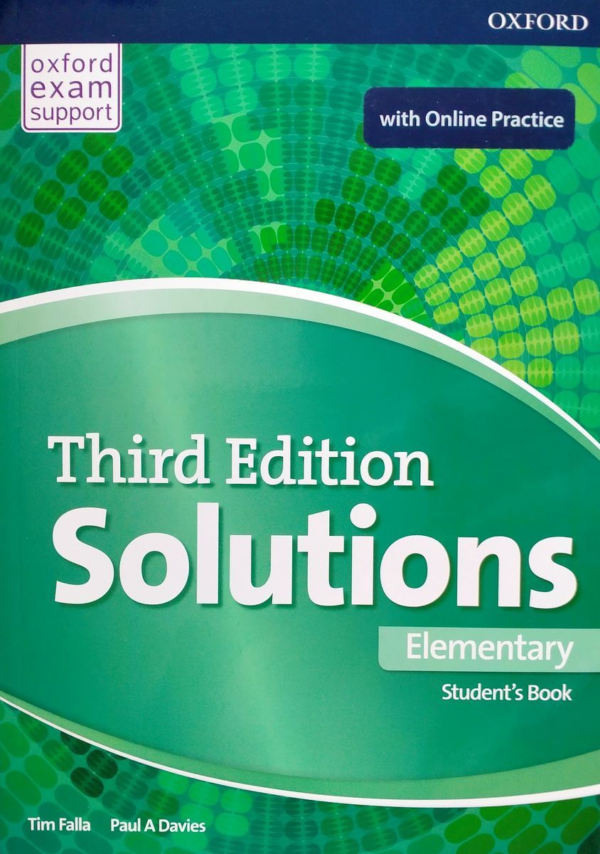 Solutions (3rd edition) Elementary Student's Book with Practice учебник ...