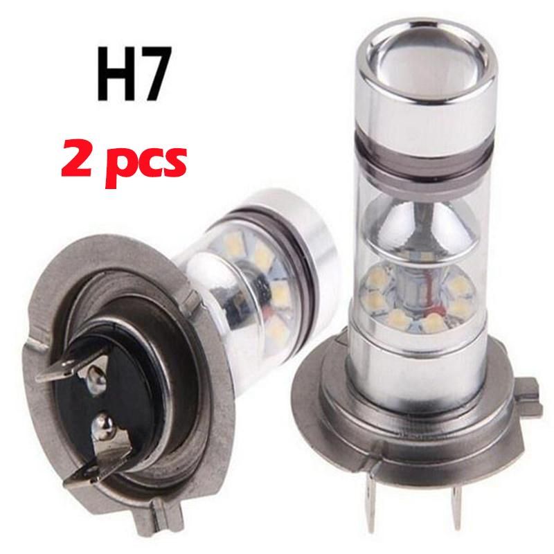 2лампы110ВтCreeLed8000KавтомобильныепротивотуманныелампыH4H7