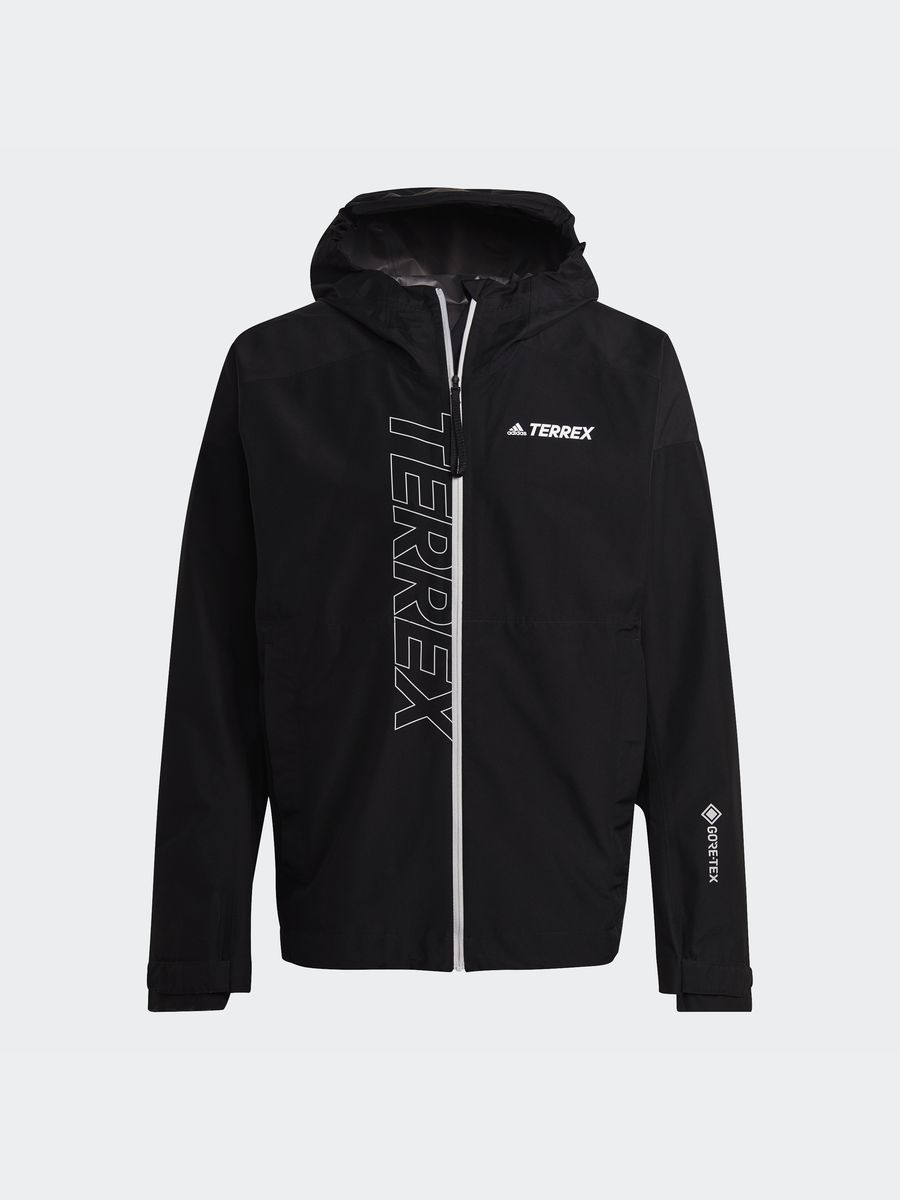 Куртка Мужской adidas черный Полиэстер, размер 44, 46 На любой