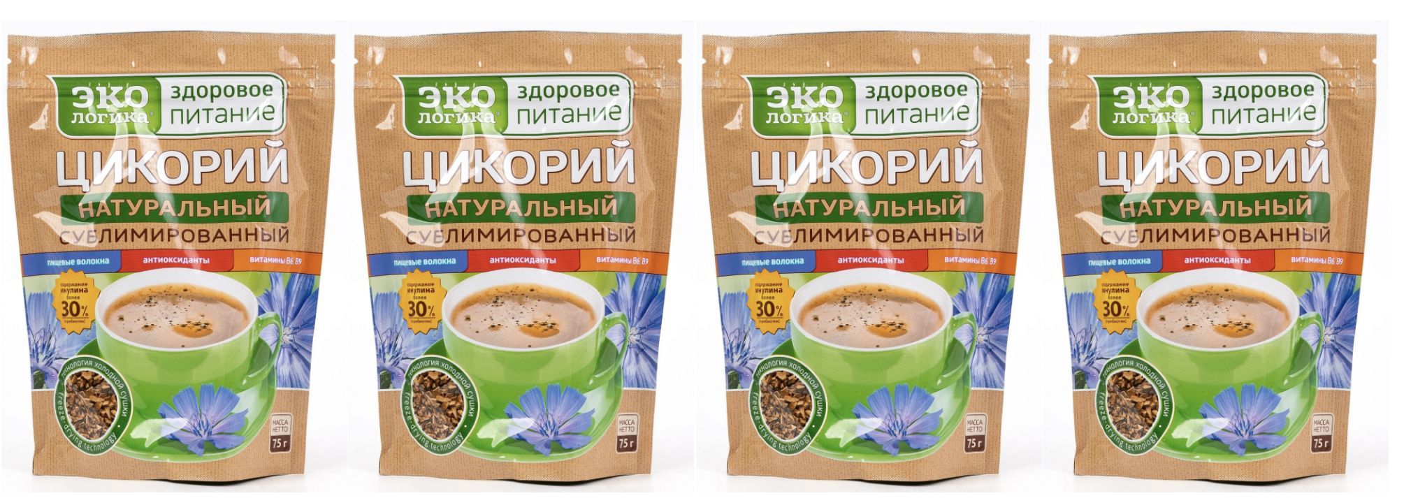 ЦикорийЭкологикасублимированный75грамм4штуки