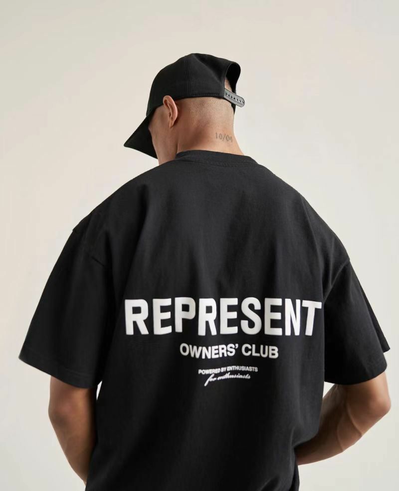 Футболка REPRESENT, размер 47, цвет черный, 100%棉 - купить по выгодной ...