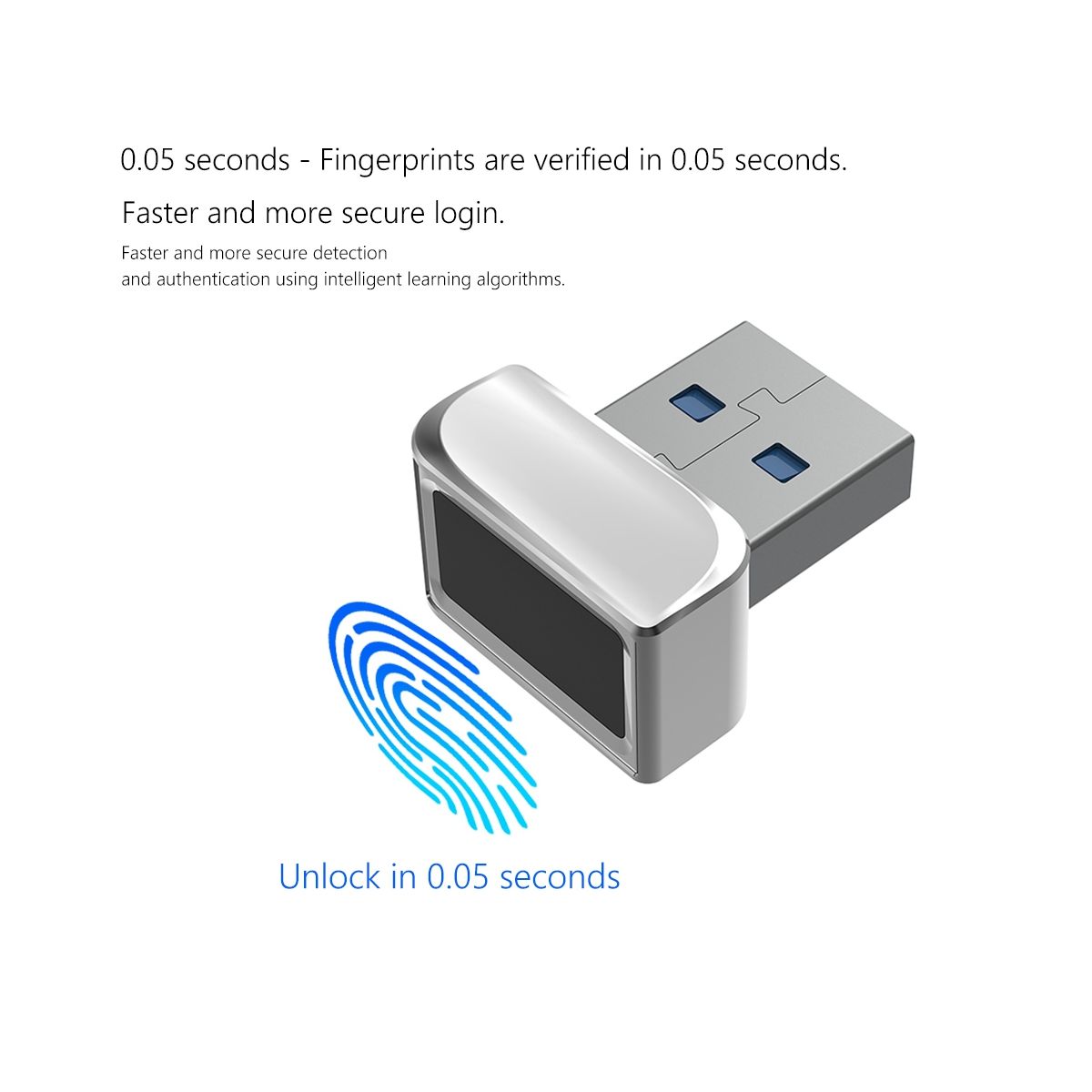 USB-модульсчитывателяотпечатковпальцевдляWindows71011Hello,биометрическийсканер,навеснойзамокдляноутбуков,ПК,разблокировкаотпечатковпальцев
