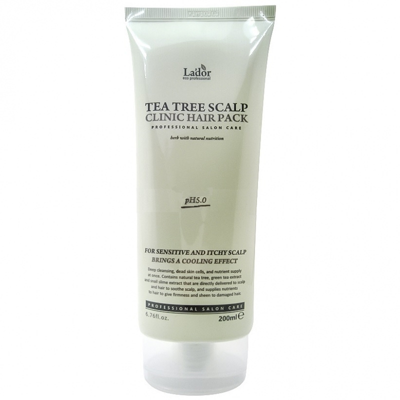 Lador Tea Tree Scalp Hair Pack очищающая маска для волос и кожи головы с чайным деревом (200мл.)  #1