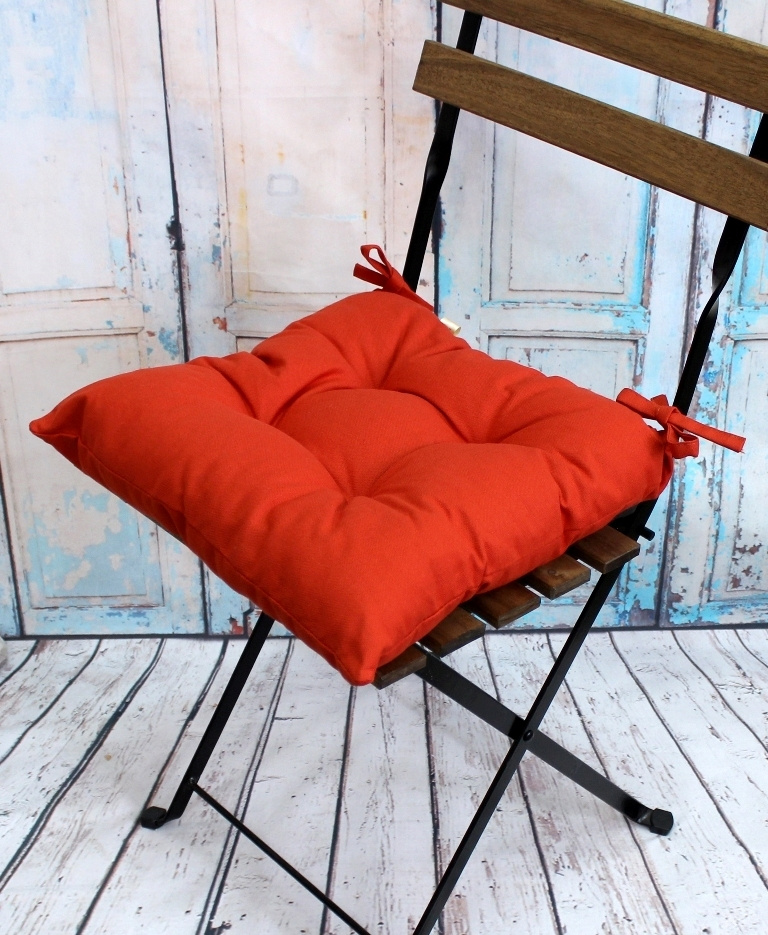 Подушка для сиденья МАТЕХ SIMPLEX LINE 42х42 см. Цвет оранжевый, арт. 32-694  #1