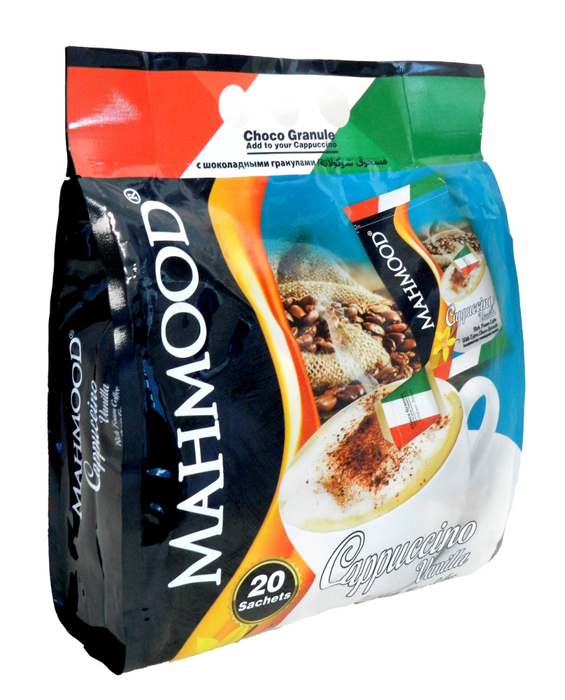 MAHMOOD CAPPUCHINO VANILE. Капучино Ванилла с шоколадной крошкой 20 ...