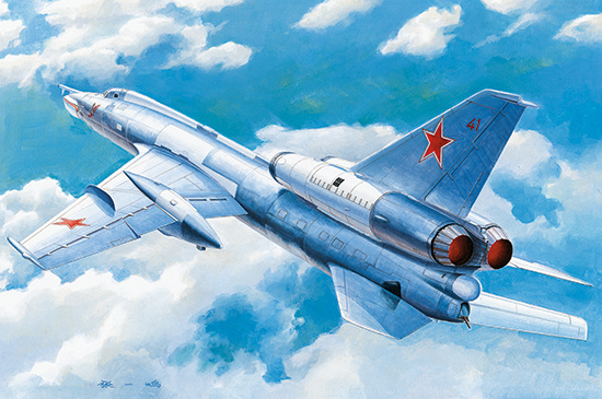 Сборная модель самолета Trumpeter Soviet Tu-22K Blinder tactical bomber, масштаб 1/72  #1